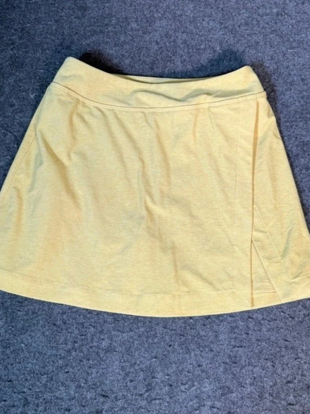 Outdoor Voices Yellow Heathered Wrap Front Athletic Skort Womens Size S